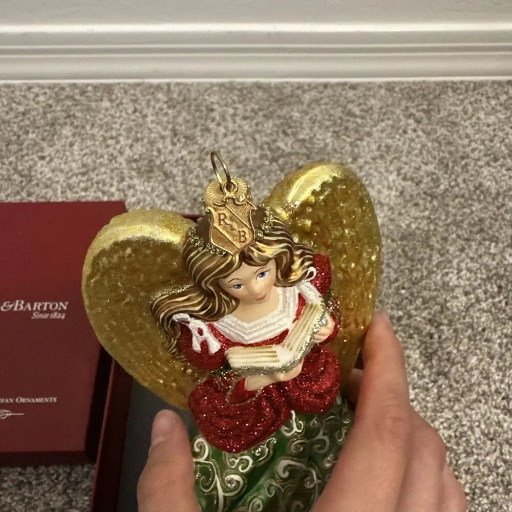 Reed & Barton C4248 Angel of Truth 6.25-Inch Handmade Ornament New